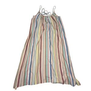 Pink Chicken Andie Stripe Dress Womens Size S